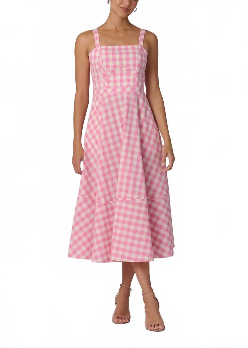 NEW SHOSHANNA kaydence dress in pink/white